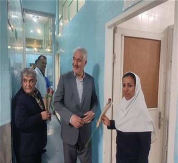 تقدیر فرماندار تبریز از مقام والای جامعه پرستاری در بیمارستان سینا