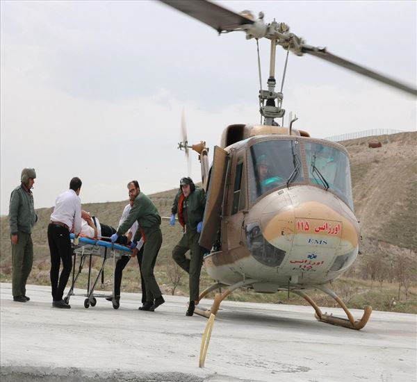 انجام سه مأموریت حیاتی در کمتر از یک روز توسط اورژانس هوایی در آذربایجان شرقی